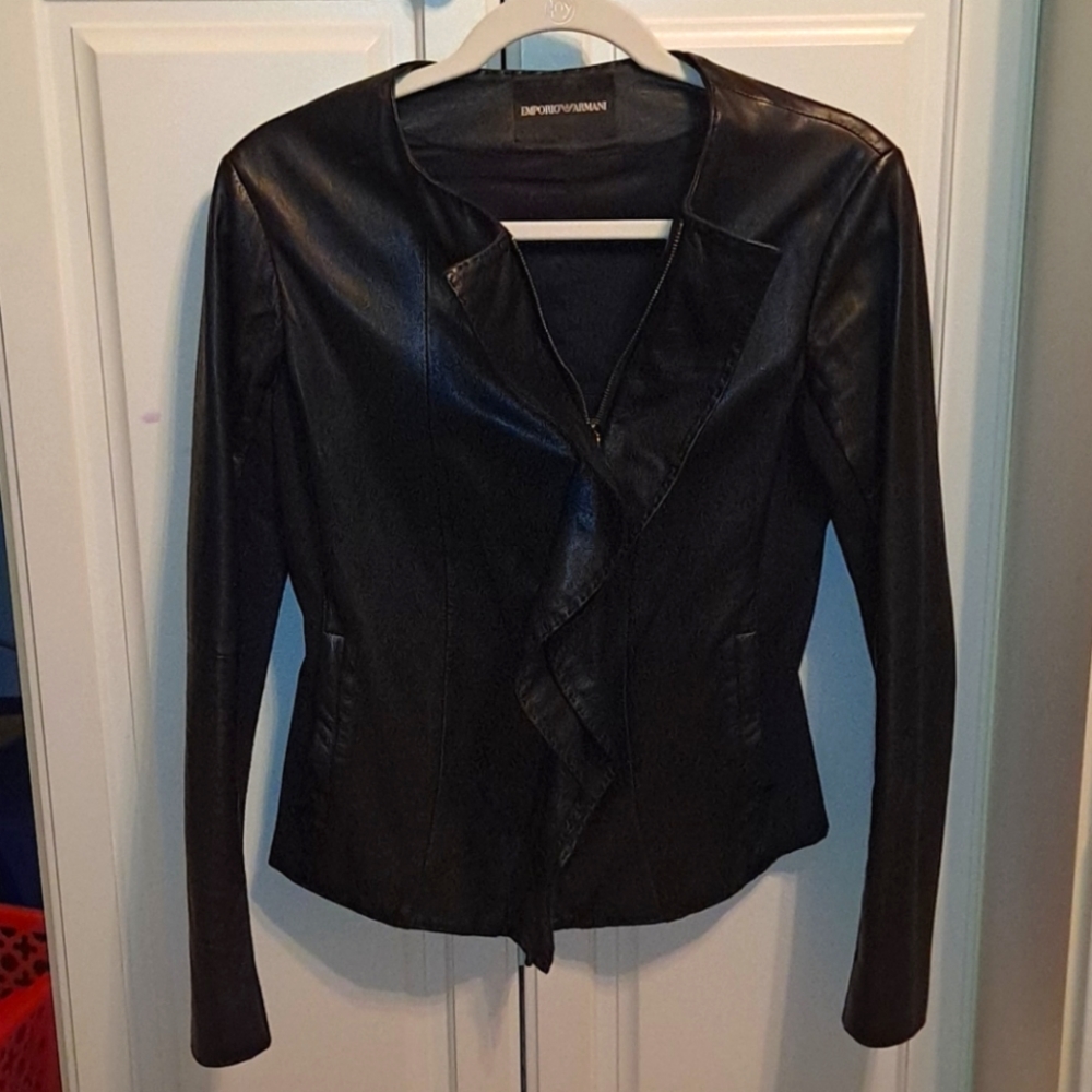 Emporio Armani leather jacket